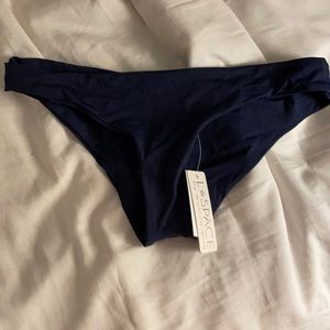 NWT L SPACE NAVY BIKINI BOTTOMS